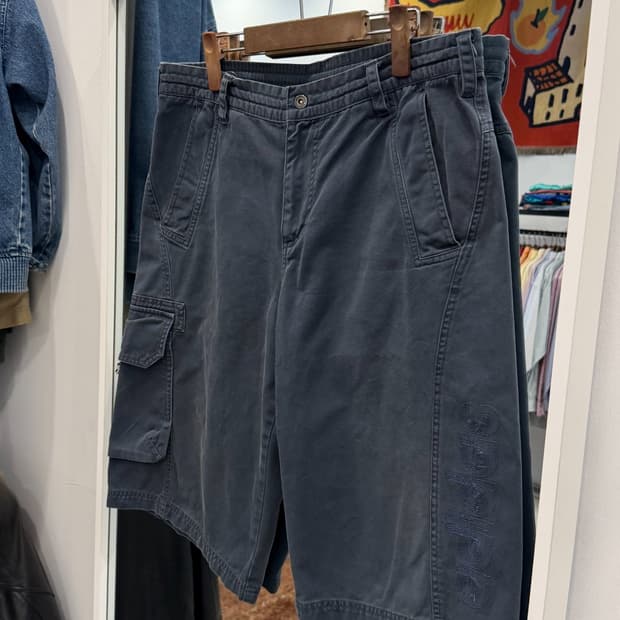 00s Adidas 아디다스 빈티지 페이딩 카고 쇼츠 (34inch)