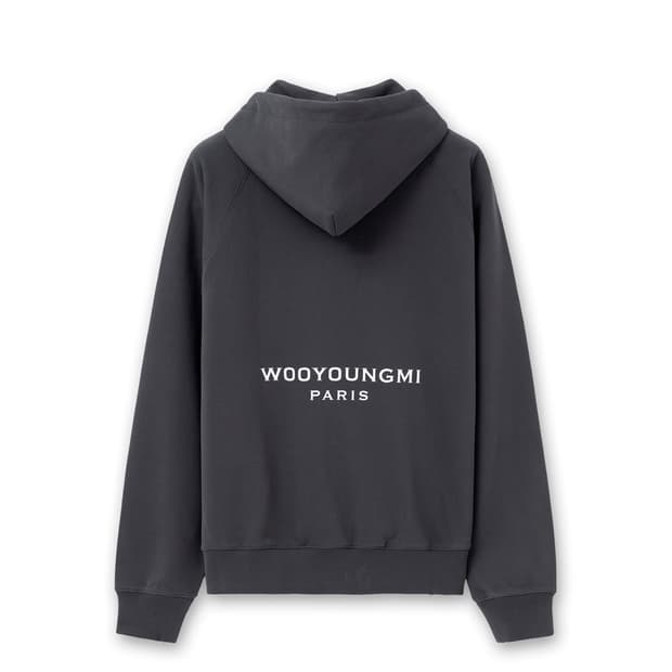 그레이 뉴 백로고 후드 티셔츠 26ss 