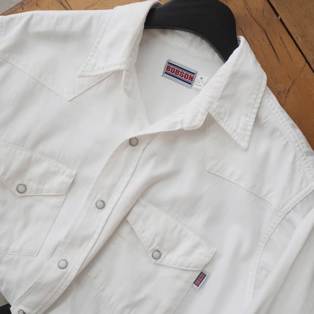 90's BOBSON western shirt 