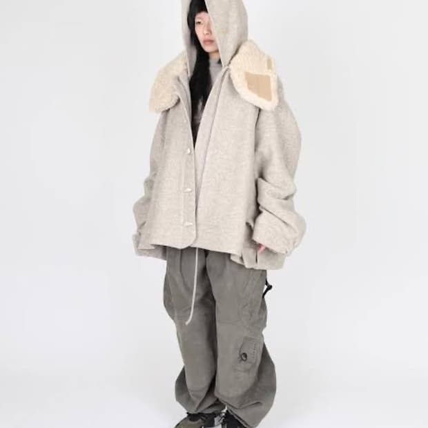 Hyein Seo 오버사이즈드 울 자켓 size1