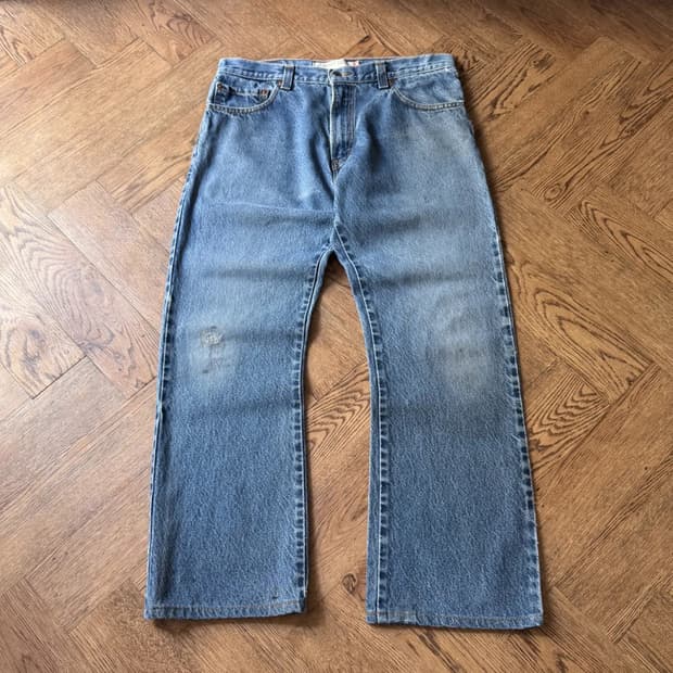 [34]00's 리바이스 517 멕시코제 빈티지 워싱 플레어진 F55