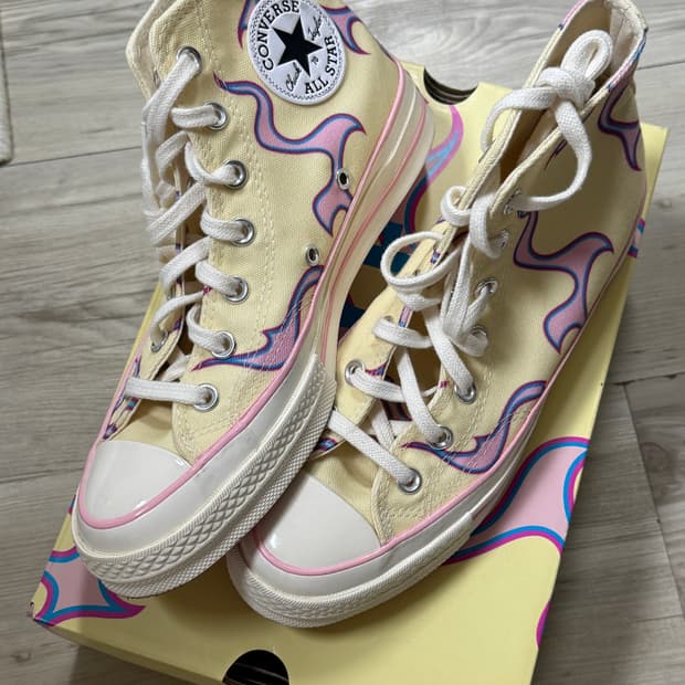 컨버스 X 골프 르 플레르 척 70 플레임 스니커즈 245