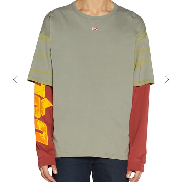 DIESEL Layered T Shirt