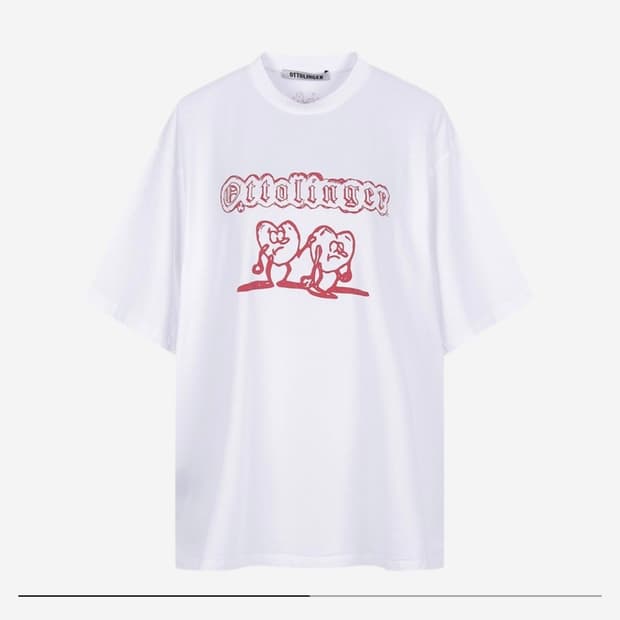 오토링거 티셔츠 ottolinger t-shirt white 