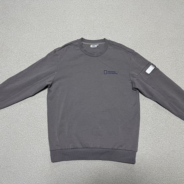 내셔널지오그래픽 맨투맨 티셔츠 남성용 95사이즈