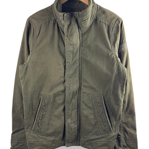 아베크롬비  그런지 밀리터리 하이넥 자켓2342