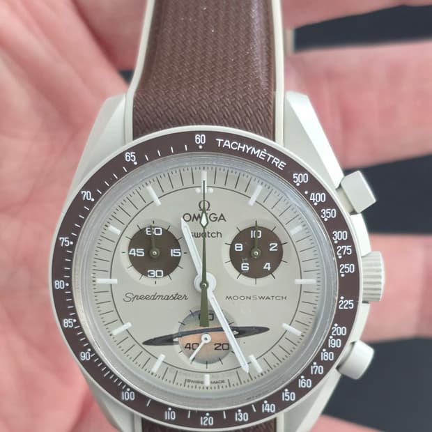 오메가 X 스와치 문워치 미션 투 문 토성시계 올튜닝(풀박스)