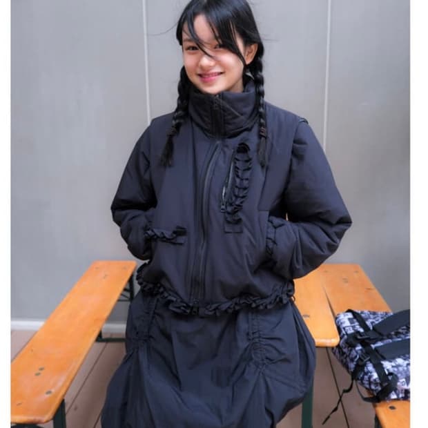 인앤양하모니 니코 패디드 자켓 블랙