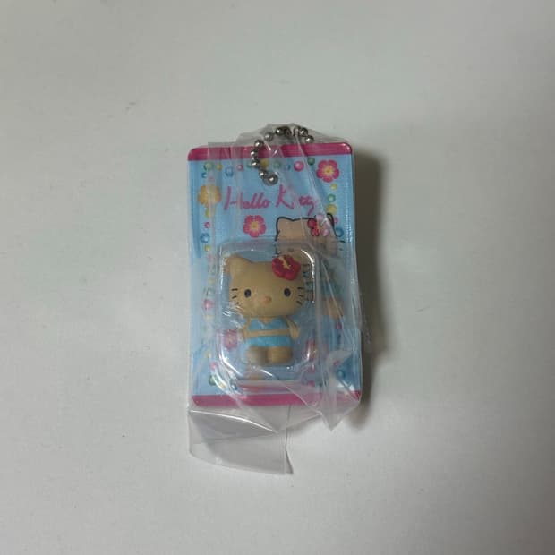 [새상품] 산리오 헬로키티 패키지 미니어처 가챠 태닝키티