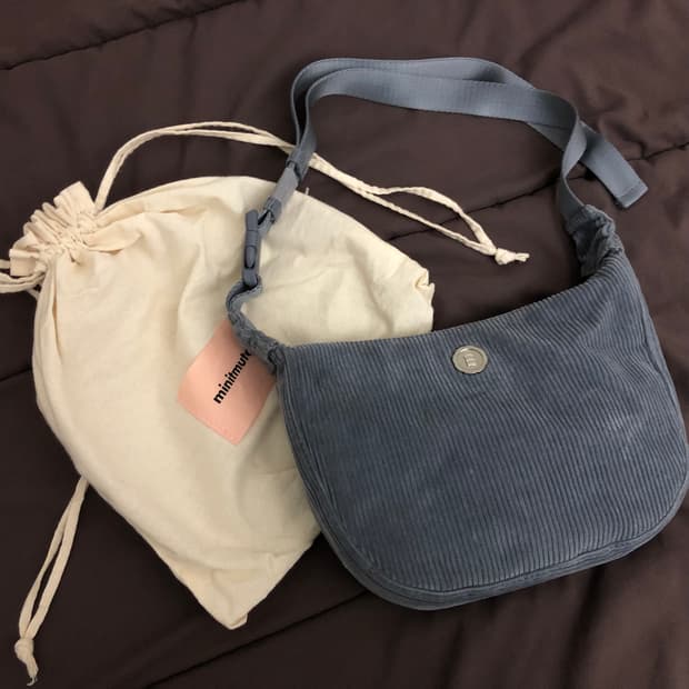 미닛뮤트 clo waist - corduroy blue