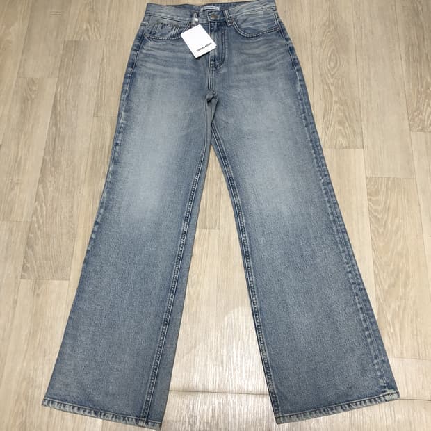 (S) 새상품 로우클래식 LOW CLASSIC 릴렉스핏 진스 라이트 블루