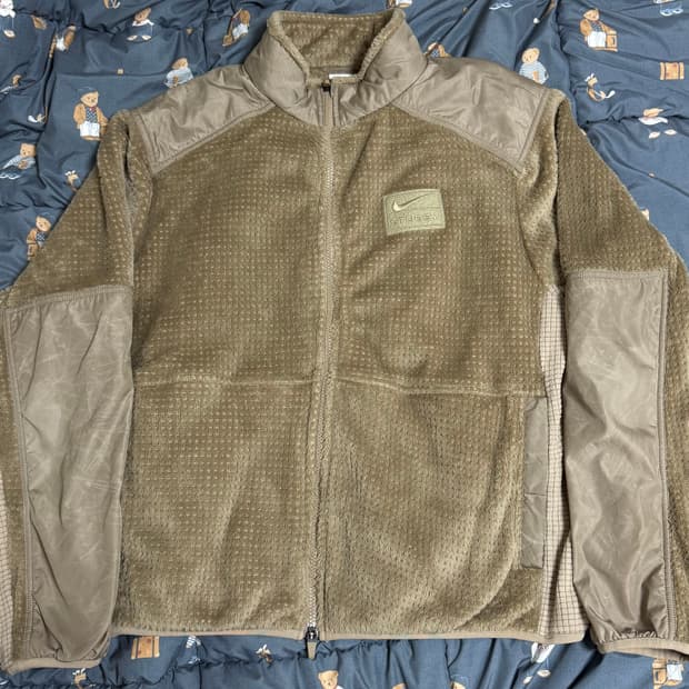 나이키x스투시 플리스 후리스 L 파인너트