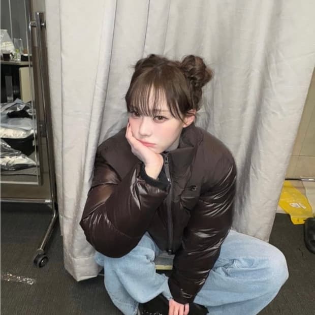 뉴발란스 액티브 숏 구스다운 숏패딩