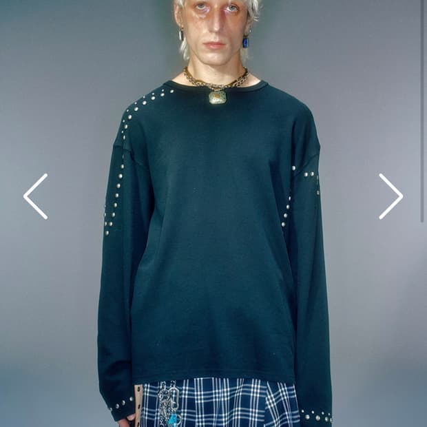 베이컨트 아카이브 CHAD 스터드 롱슬리브 블랙 M