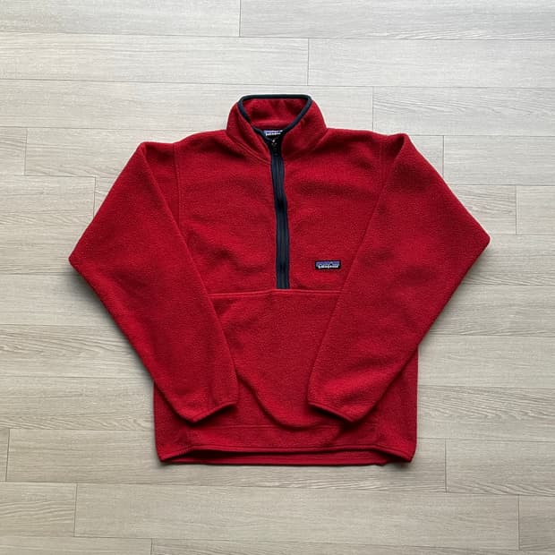 파타고니아 집업 신칠라 레드 마수피얼 플리스 빈티지 patagonia