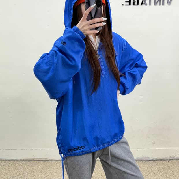 아디다스 아노락 후드