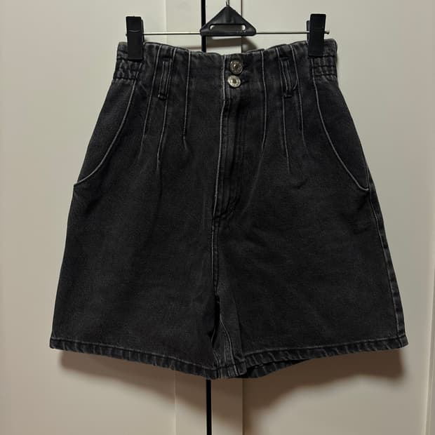 Zara 흑청 반바지