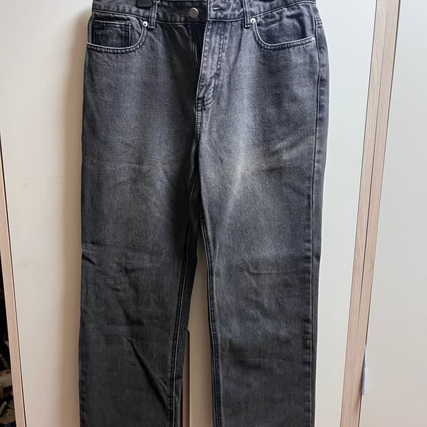 와이드 청바지 L(30~31) 진회색