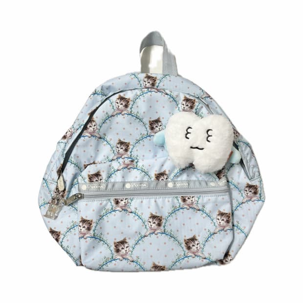 폴앤조 x 레스포삭 고양이 백팩 - 블루🌀