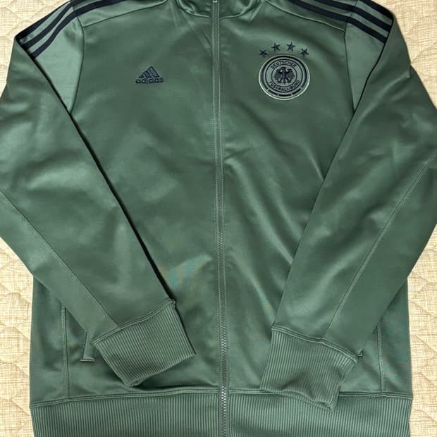희귀) 아디다스 독일 국대 카키 져지 트랙탑