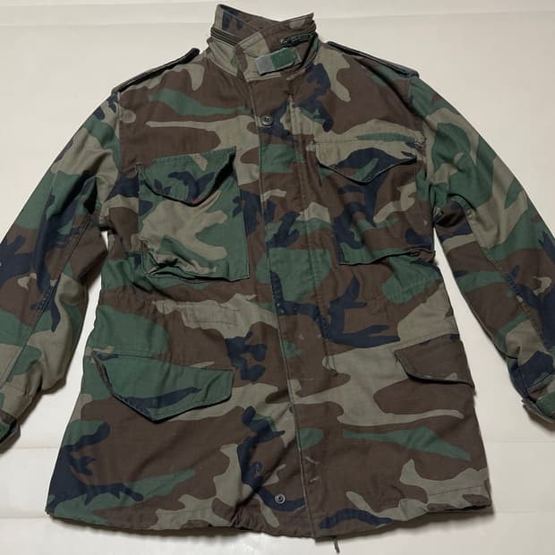 미군 M65 필드 자켓 우드랜드
