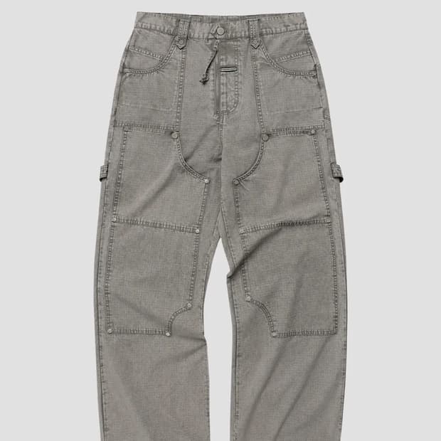 더바이닐하우스 더블니 팬츠