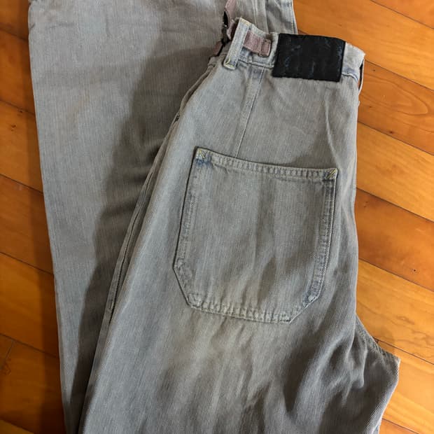 [1] 폴리테루 고시마 데님 dyed blue gray