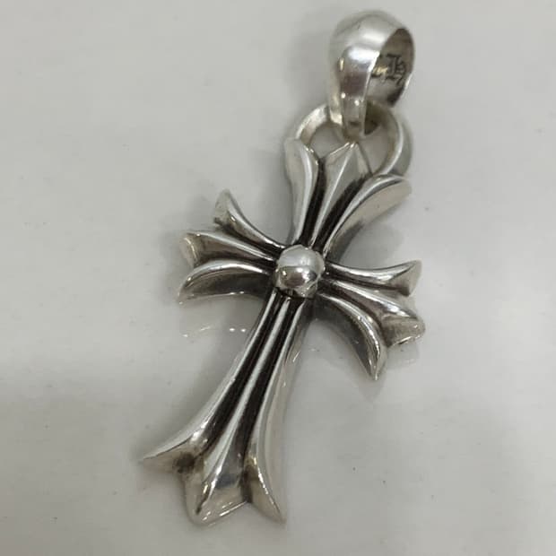 크롬하츠 CH 크로스 위드 베일 스몰 펜던트 목걸이 참