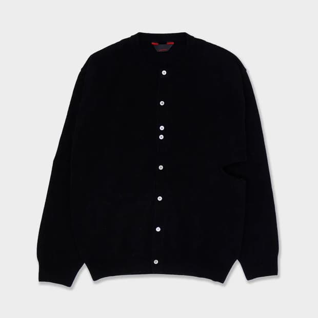 [L] 애니타임로릭 ORCHID ROUND CARDIGAN - BLACK