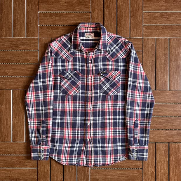 Wrangler flannel check western shirts