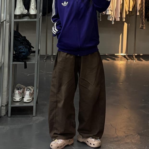 아디다스 클래식 파이어버드 퍼플 트랙탑 져지 A2887