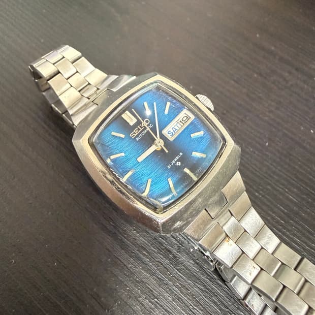 빈티지 세이코 오토매틱 청판 seiko/21석 21jewels