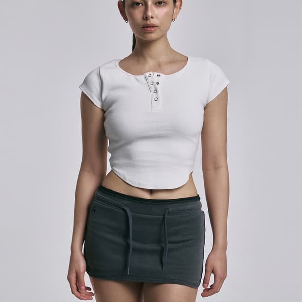 플리즈노팔로우 Jenny snap top (white)