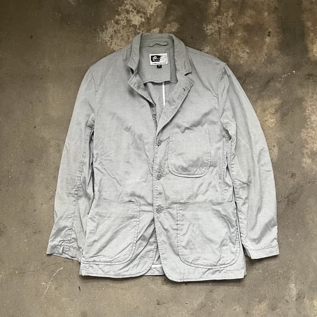 Engineered Garments 그레이 코튼 셔츠 자켓