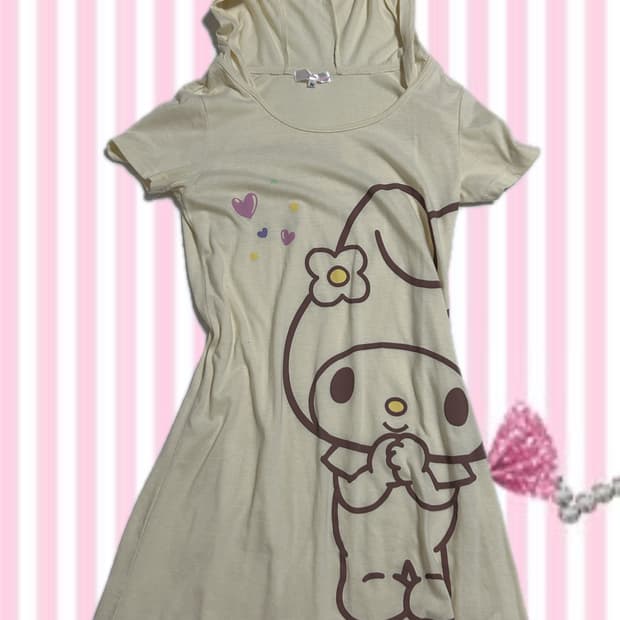 히메갸루 마이멜로디 우사미미 후드 원피스