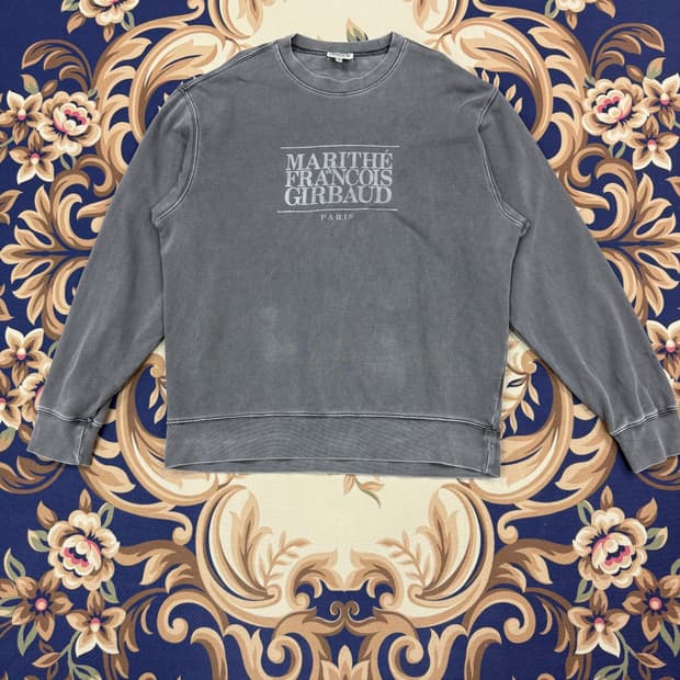 (XL)마리떼 프랑소와 저버 피그먼트 맨투맨