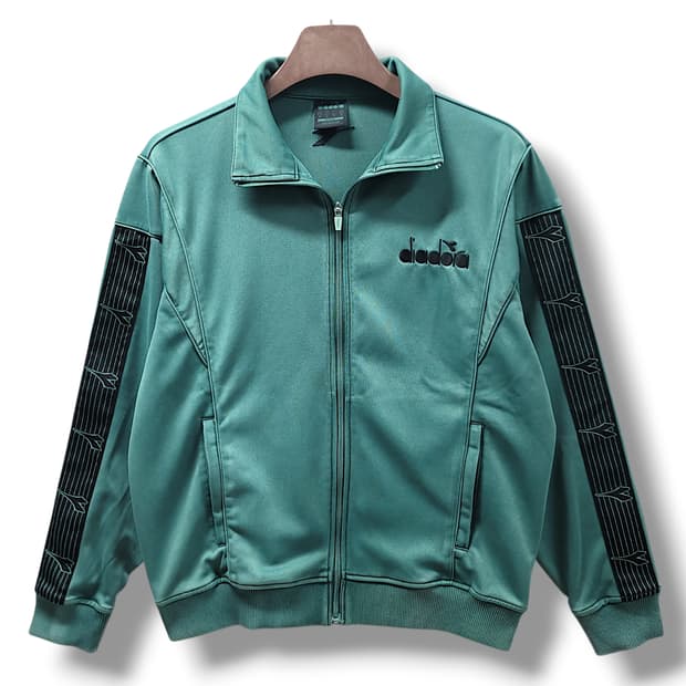[95/M] 디아도라 그린 테니스 트레이닝 워싱 자켓 져지
