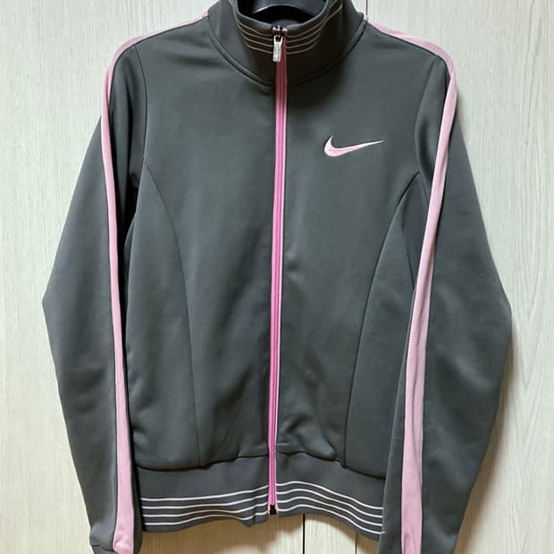 나이키 y2k 핑크 배색포인트 트랙자켓 집업 져지