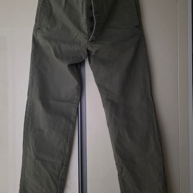RRL 오피서 치노 올리브 33/32