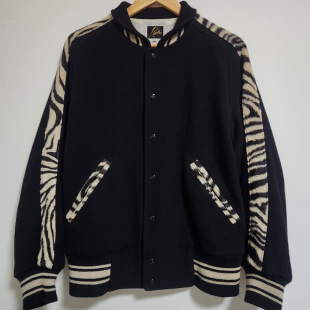 니들스 애니멀 바시티 울 자켓