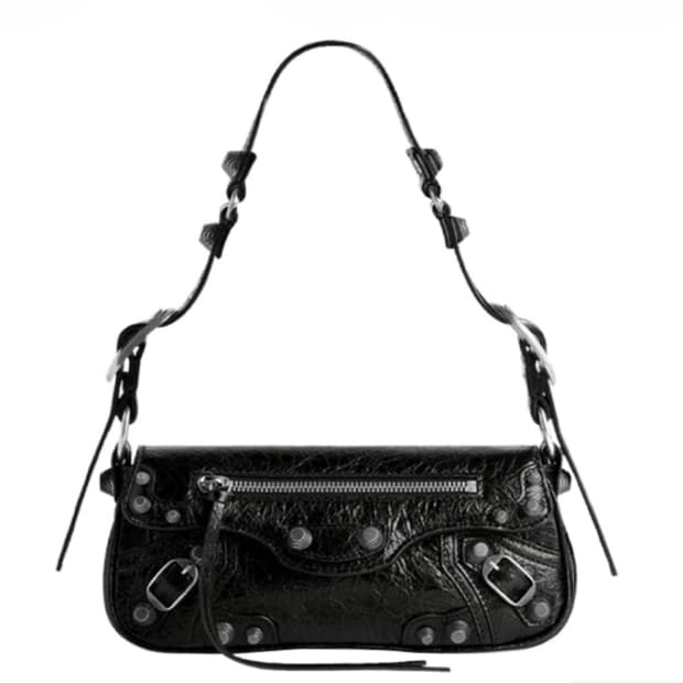 발렌시아가 르 카골 XS 슬링 백 블랙