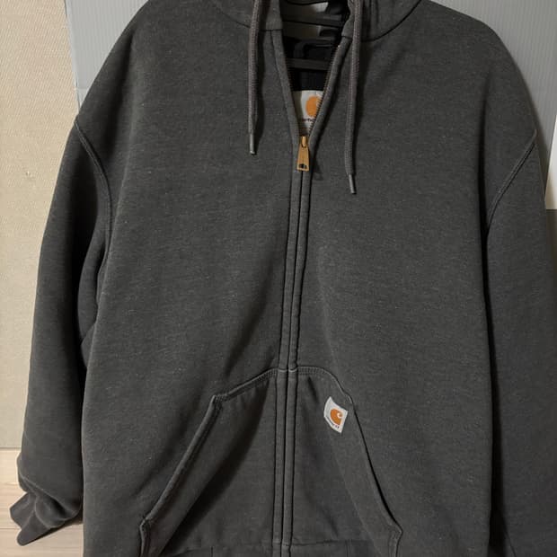 칼하트 써멀 후드집업 카키M