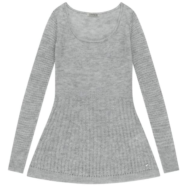 코이세이오 소프트 벨 니트원피스 라이트그레이