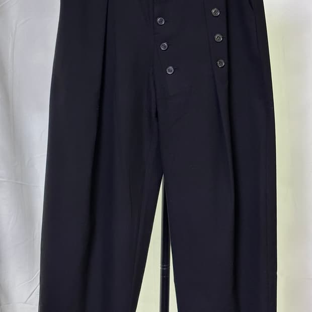 요석 Multi-button pants(Black)