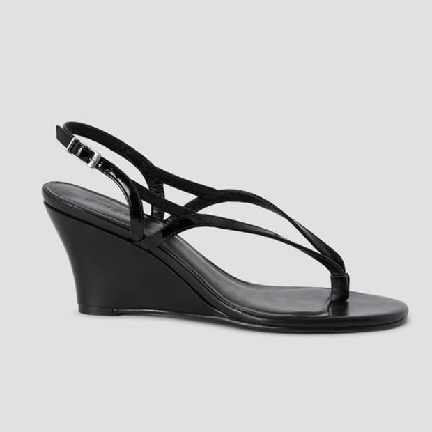 [36,37,38]기마구아스 웨지 샌들/블랙