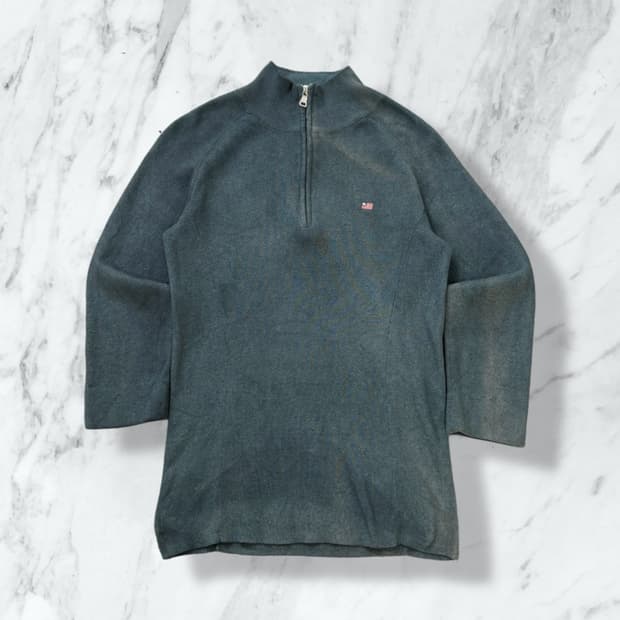 폴로 랄프로렌 진스 성조기 하프집업 니트