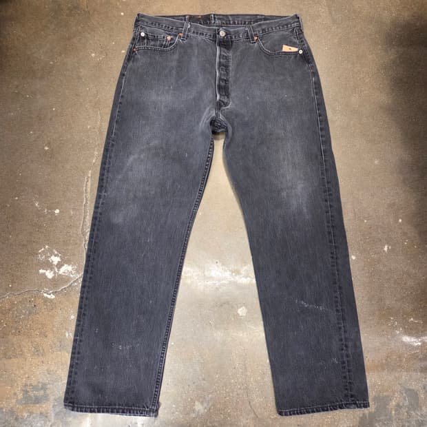 리바이스 501 90s Made in USA 블랙진 데님 청바지