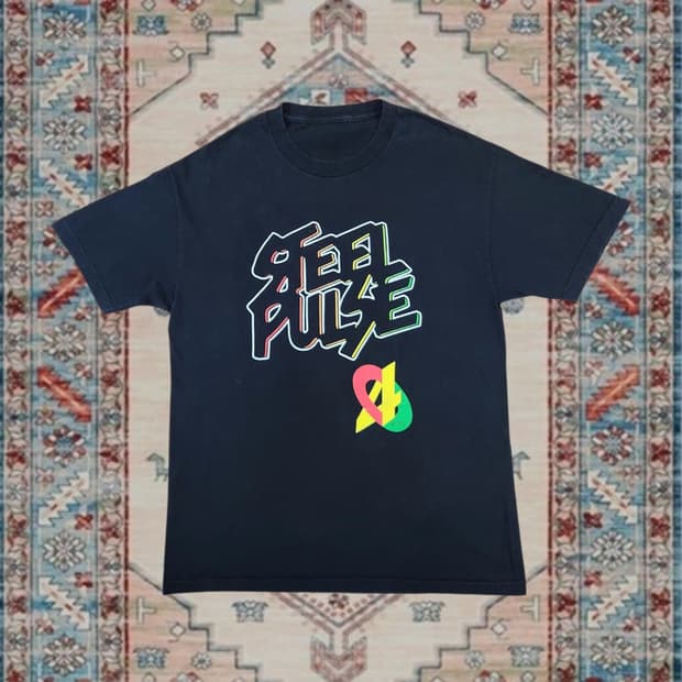 Steel Pulse 밴드 그래픽 반팔 티셔츠