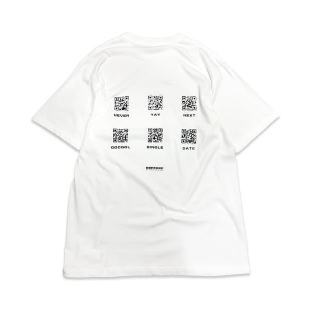 REFEREE SIX QR CORD CREW NECK TEE