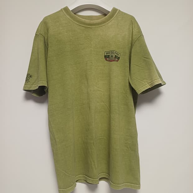[M] 00's 크레이지셔츠 하와이 ‘Hemp Dyed’ 아카이브 티셔츠
